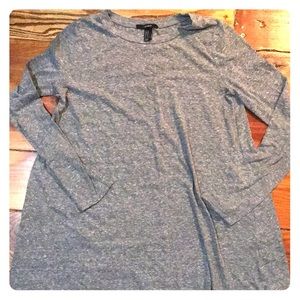 Forever 21 gray long sleeved top
